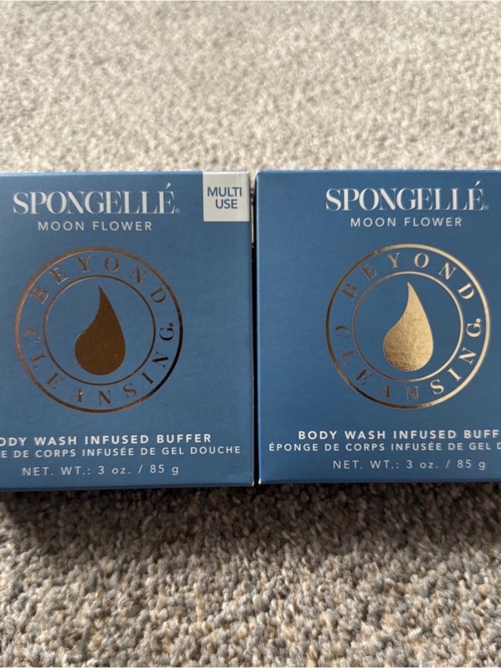 Spongelle moon flower body wash infused buffer 85 g